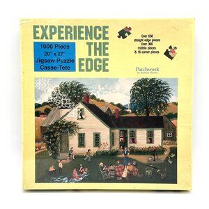 Experience The Edge 1000 Piece Jigsaw Puzzle 20"X27" Patchwork By Barbara Henba